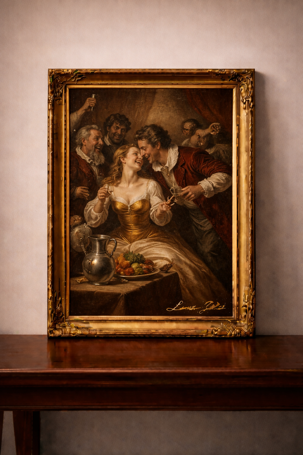 Revelry at the tavern